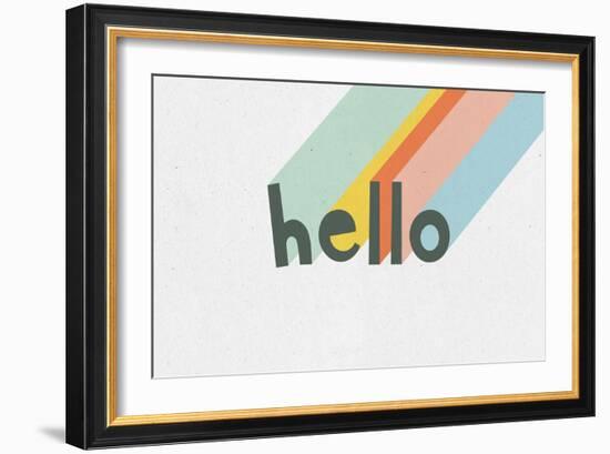 Rainbow Words VII-Moira Hershey-Framed Art Print
