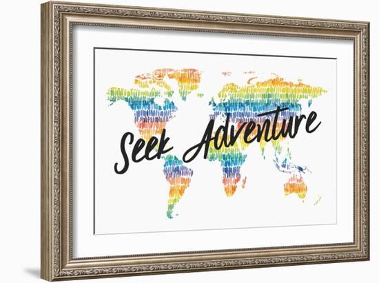 Rainbow World I Adventure-Wild Apple Portfolio-Framed Art Print