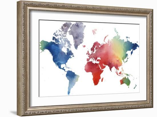 Rainbow World-Grace Popp-Framed Art Print