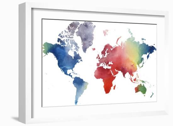 Rainbow World-Grace Popp-Framed Art Print