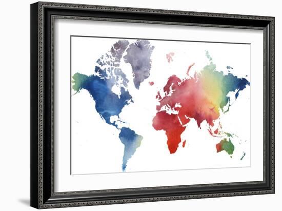 Rainbow World-Grace Popp-Framed Art Print