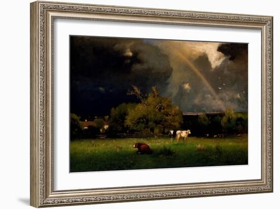 Rainbow-George Inness-Framed Giclee Print