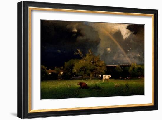 Rainbow-George Inness-Framed Giclee Print