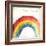 Rainbow-Jace Grey-Framed Art Print