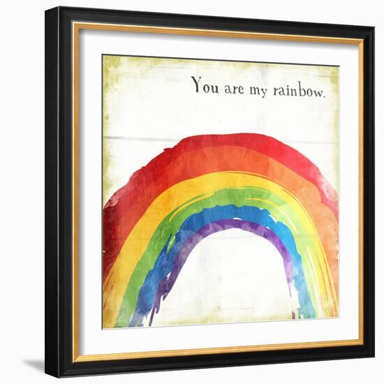 Rainbow-Jace Grey-Framed Art Print