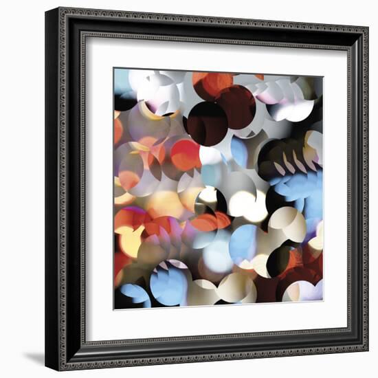 Raindrops 1-Carla West-Framed Giclee Print