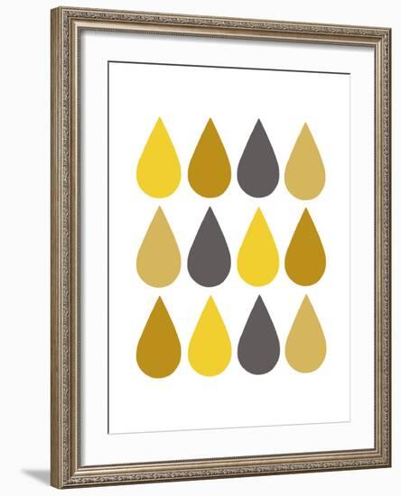 Raindrops II-Chariklia Zarris-Framed Art Print