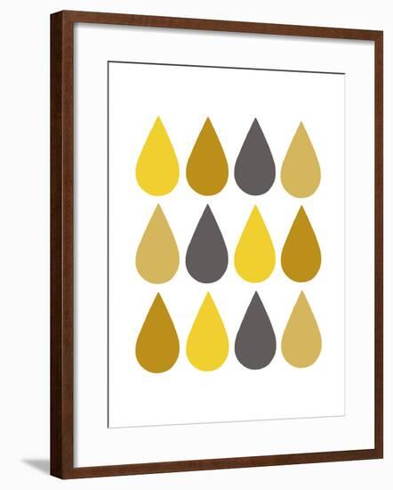 Raindrops II-Chariklia Zarris-Framed Art Print