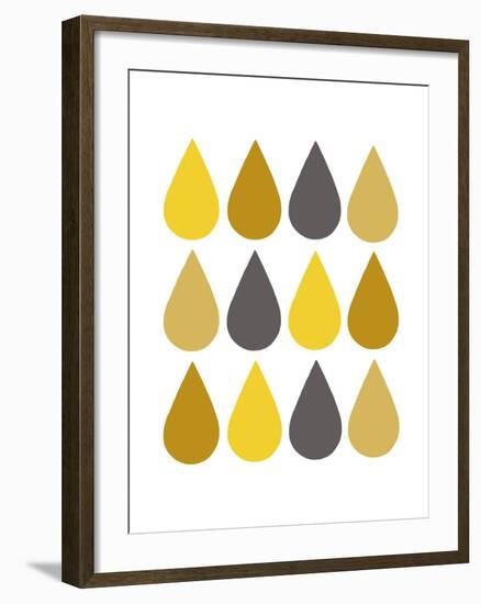 Raindrops II-Chariklia Zarris-Framed Art Print