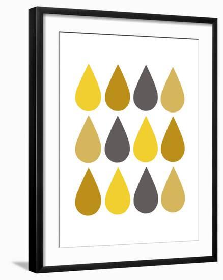 Raindrops II-Chariklia Zarris-Framed Art Print