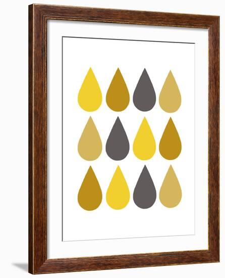 Raindrops II-Chariklia Zarris-Framed Art Print