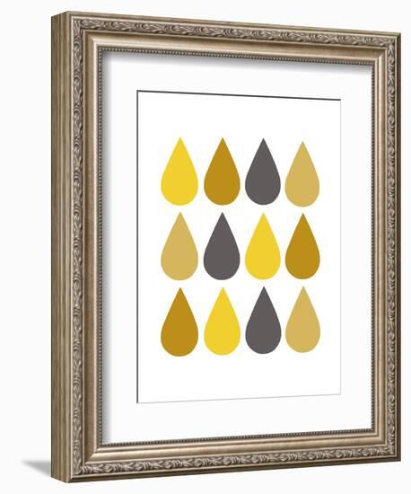 Raindrops II-Chariklia Zarris-Framed Art Print