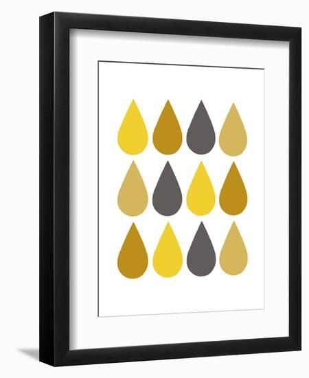 Raindrops II-Chariklia Zarris-Framed Art Print