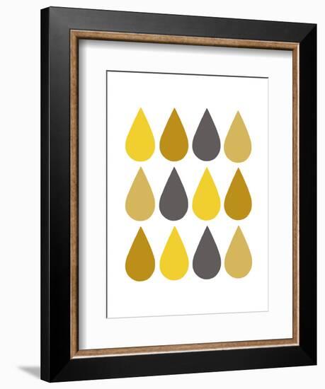 Raindrops II-Chariklia Zarris-Framed Art Print