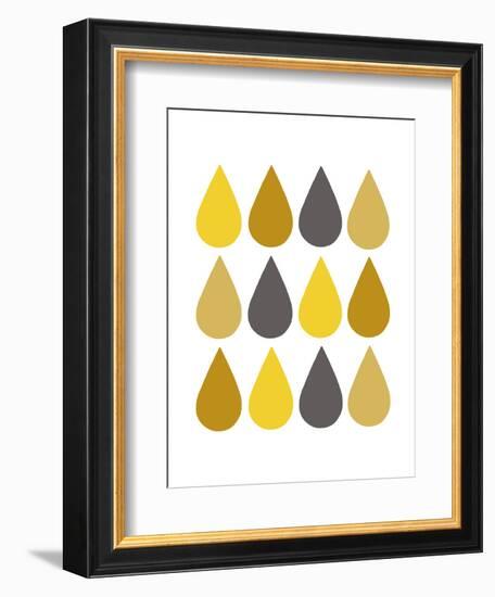 Raindrops II-Chariklia Zarris-Framed Art Print