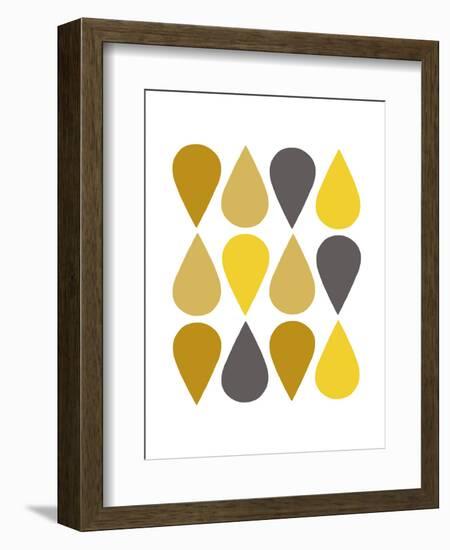 Raindrops III-Chariklia Zarris-Framed Art Print