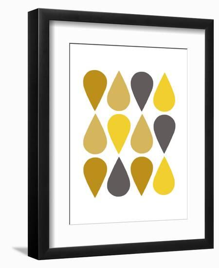 Raindrops III-Chariklia Zarris-Framed Art Print