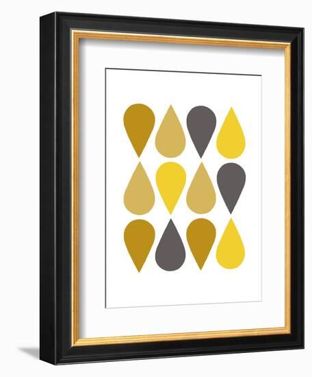 Raindrops III-Chariklia Zarris-Framed Art Print