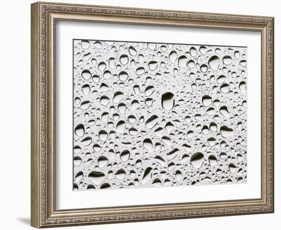 Raindrops on a Window Pane-Duncan Shaw-Framed Photographic Print