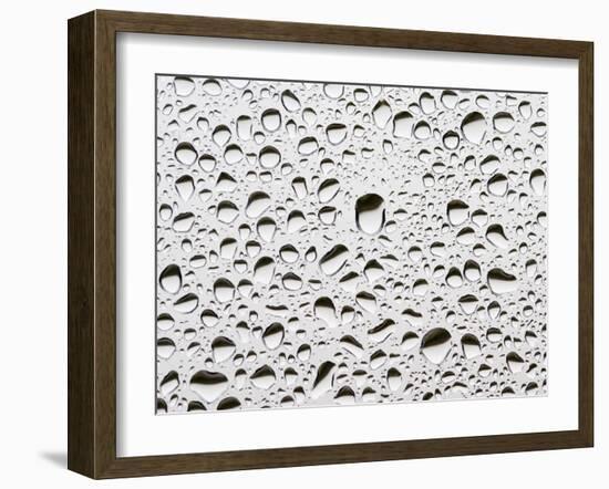 Raindrops on a Window Pane-Duncan Shaw-Framed Photographic Print