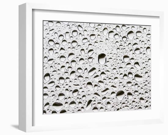 Raindrops on a Window Pane-Duncan Shaw-Framed Photographic Print