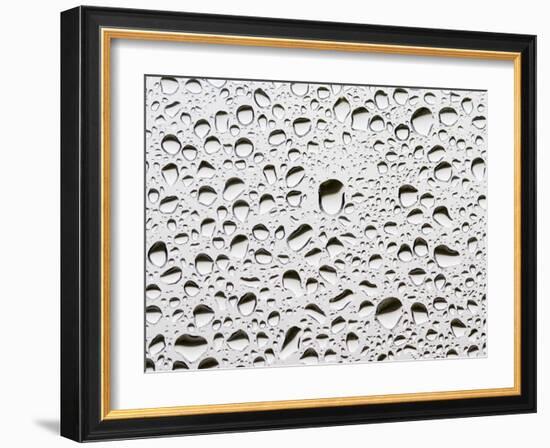 Raindrops on a Window Pane-Duncan Shaw-Framed Photographic Print