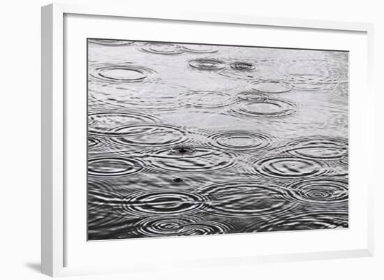 Raindrops On The Water Surface-Dutourdumonde-Framed Art Print