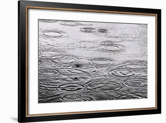 Raindrops On The Water Surface-Dutourdumonde-Framed Art Print