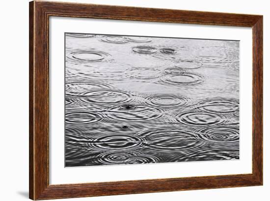 Raindrops On The Water Surface-Dutourdumonde-Framed Art Print