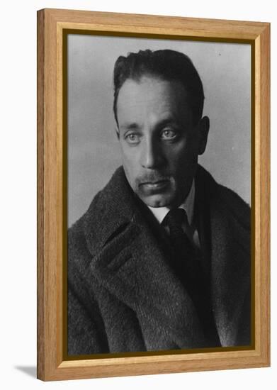 Rainer Maria Rilke (B/W Photo)-German photographer-Framed Premier Image Canvas