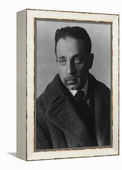 Rainer Maria Rilke (B/W Photo)-German photographer-Framed Premier Image Canvas