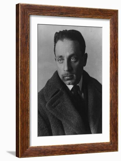 Rainer Maria Rilke (B/W Photo)-German photographer-Framed Giclee Print