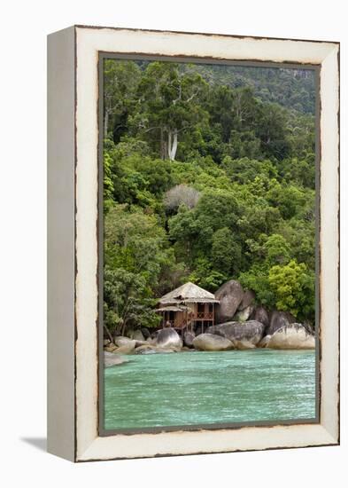 Rainforest and a Wooden Cabin of the 'Bagus Place-Andrey Zvoznikov-Framed Premier Image Canvas