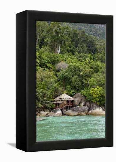 Rainforest and a Wooden Cabin of the 'Bagus Place-Andrey Zvoznikov-Framed Premier Image Canvas