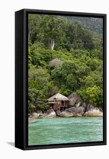 Rainforest and a Wooden Cabin of the 'Bagus Place-Andrey Zvoznikov-Framed Premier Image Canvas