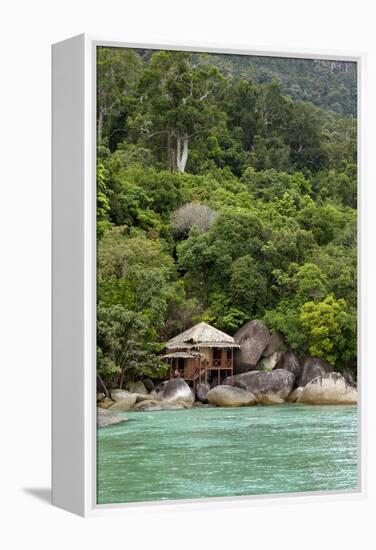 Rainforest and a Wooden Cabin of the 'Bagus Place-Andrey Zvoznikov-Framed Premier Image Canvas