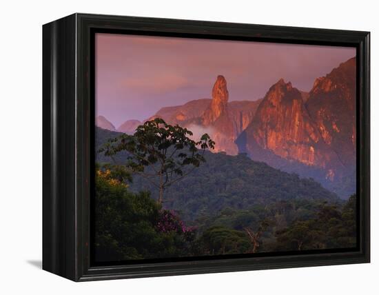 Rainforest and Mountains-Kevin Schafer-Framed Premier Image Canvas