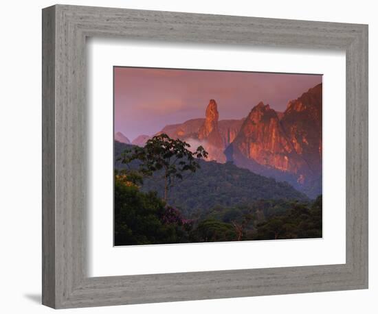 Rainforest and Mountains-Kevin Schafer-Framed Photographic Print