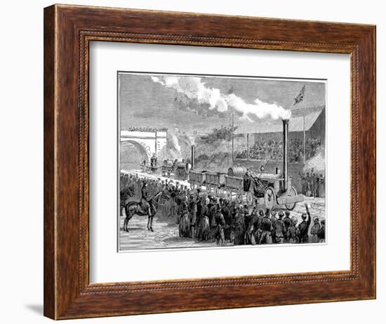 Rainhill Trials, October 1829-Science Photo Library-Framed Photographic Print