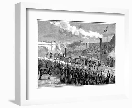 Rainhill Trials, October 1829-Science Photo Library-Framed Photographic Print