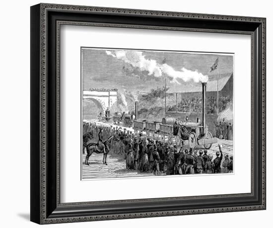 Rainhill Trials, October 1829-Science Photo Library-Framed Photographic Print