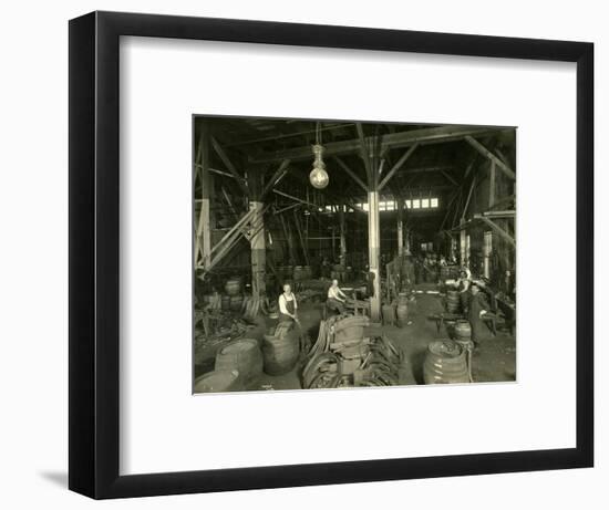 Rainier Brewing and Malting Co., Cooper Shop, 1914-Asahel Curtis-Framed Premium Giclee Print