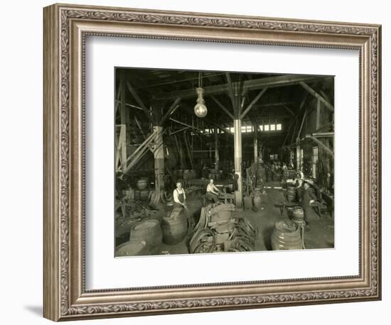 Rainier Brewing and Malting Co., Cooper Shop, 1914-Asahel Curtis-Framed Giclee Print