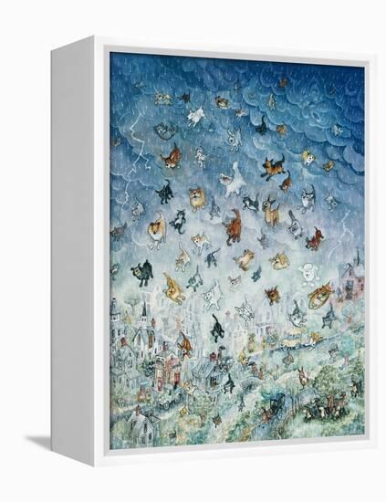 Raining Cats and Dogs-Bill Bell-Framed Premier Image Canvas