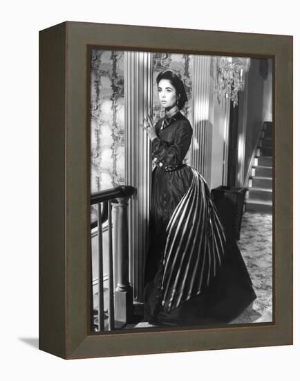 RAINTREE COUNTY, 1957 directed by EDWARD DMYTRYK Elizabeth Taylor (b/w photo)-null-Framed Stretched Canvas