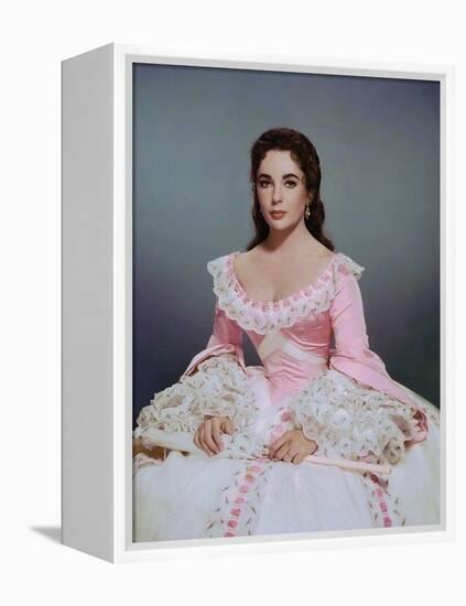 RAINTREE COUNTY, 1957 directed by EDWARD DMYTRYK Elizabeth Taylor (photo)-null-Framed Stretched Canvas