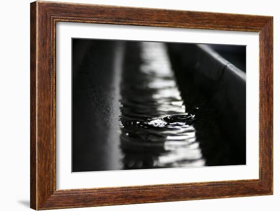 Rainwater-K.B. White-Framed Photographic Print
