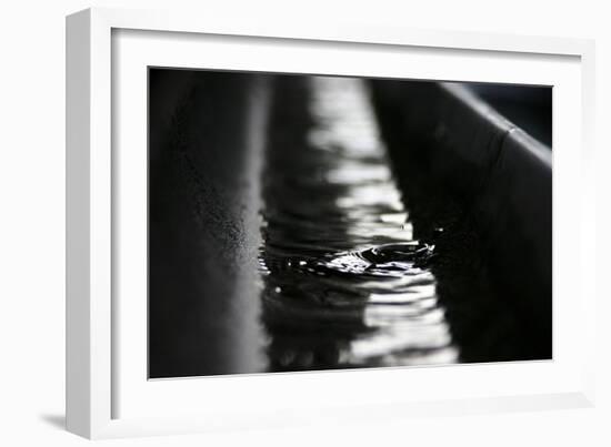 Rainwater-K.B. White-Framed Photographic Print