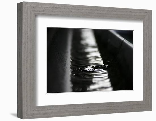 Rainwater-K.B. White-Framed Photographic Print