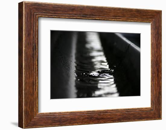 Rainwater-K.B. White-Framed Photographic Print